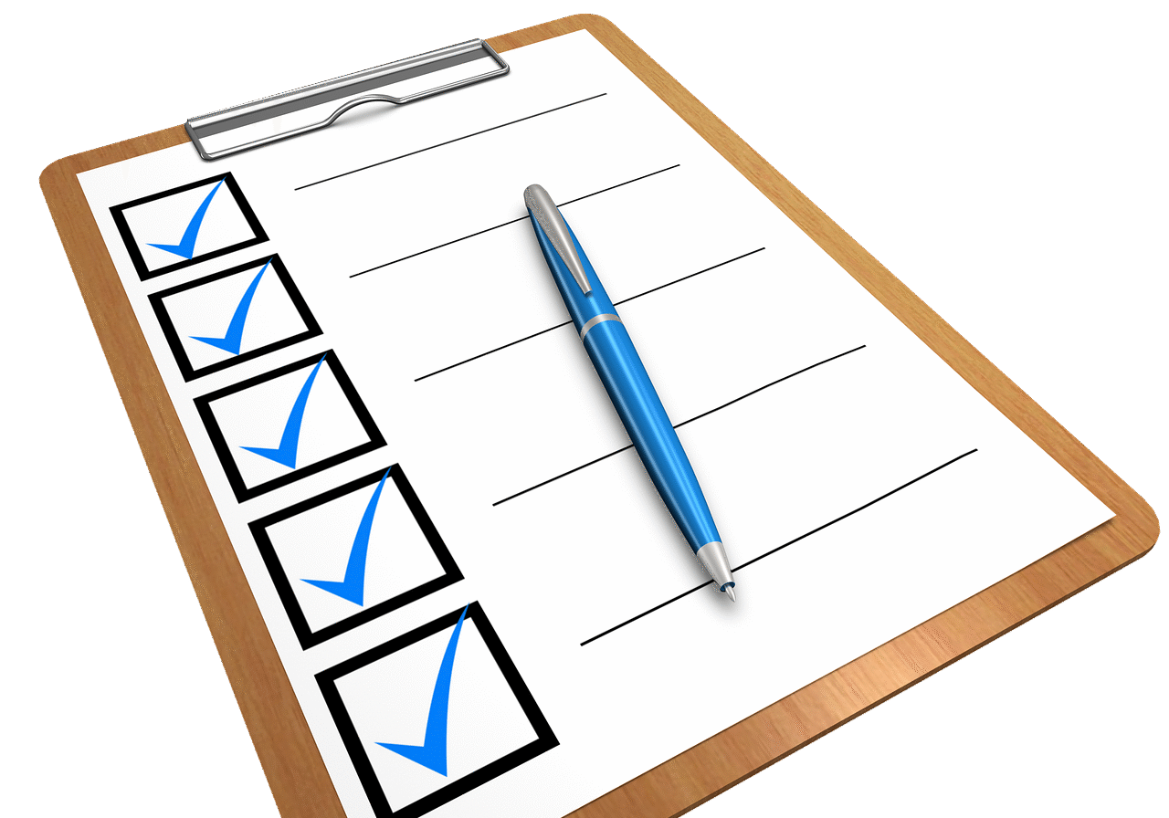 checklist, clipboard, questionnaire-1622517.jpg